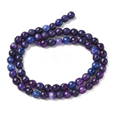 Natural Agate Beads Strands G-C082-A01-57-1