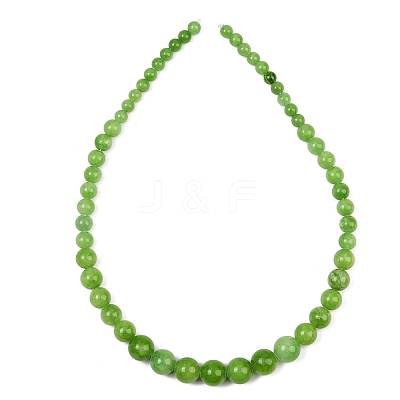 Natural Mashan Jade Graduated Beads Strands GG-CBA2AE1-A08-O-1