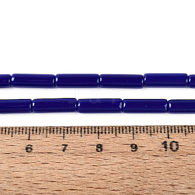 Opaque Solid Color Glass Beads Strands GLAA-N070-01A-C05-1