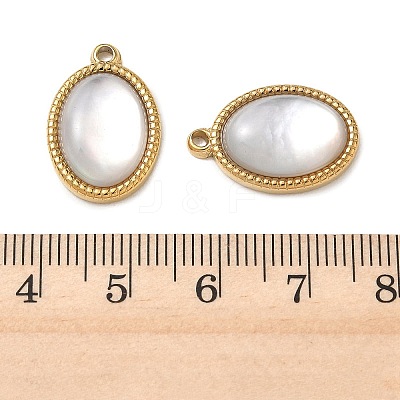 Natural Freshwater Shell Pendants STAS-G397-18G-01-1