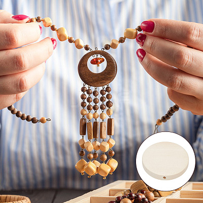 150Pcs Wooden Beads WOOD-DR0001-02A-1