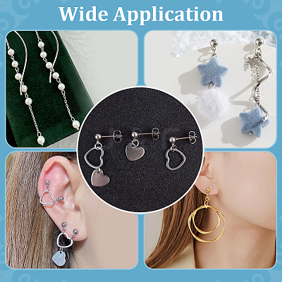DIY 202 Stainless Steel Ball Stud Earring Making Kits DIY-PH0033-76-1
