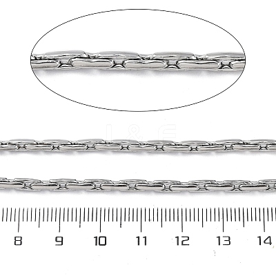 304 Stainless Steel Boston Link Chains STAS-P386-05B-P-1