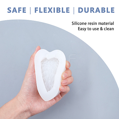 Heart Jewelry Tray Silicone Molds DIY-SC0010-30-1