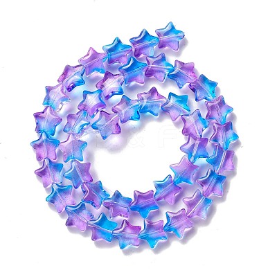 Transparent Glass Beads Strand GLAA-K057-01H-1