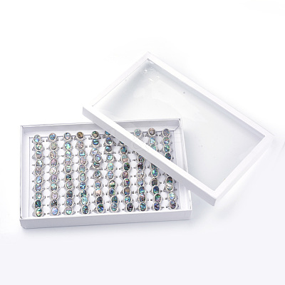 Acrylic Finger Rings G-S279-43-B-1