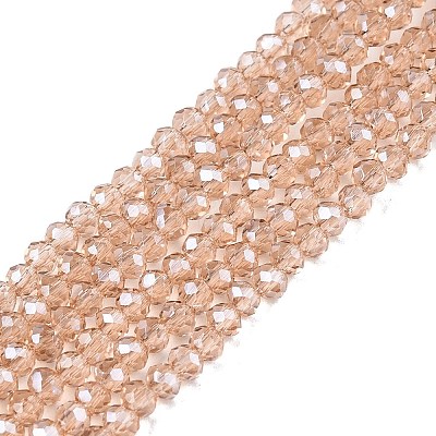 Electroplate Glass Beads Strands EGLA-A044-T1mm-A20-1