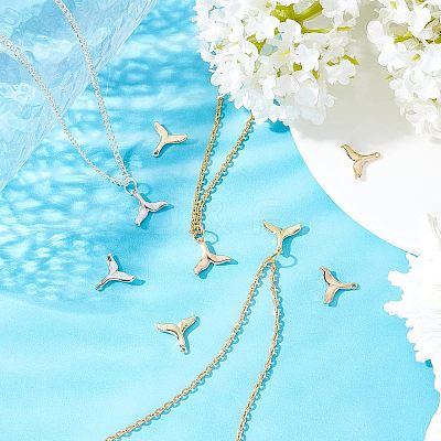 18Pcs 3 Colors Brass Charms KK-FH0002-40-1
