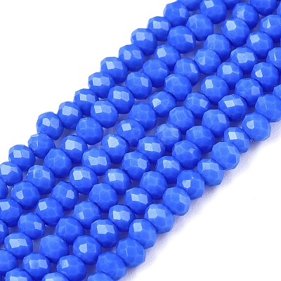 Opaque Solid Color Imitation Jade Glass Beads Strands LS-EGLA-A044-P2mm-D32-1
