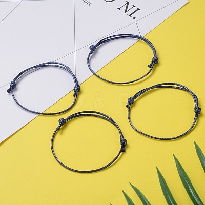 Korean Waxed Polyester Cord Bracelet Making AJEW-JB00011-14-1