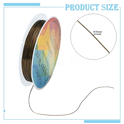 Copper Jewelry Wire CWIR-CW0.3mm-29-1