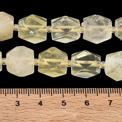 Heated Natural Lemon Quartz Beads Strands GG-CBAF8A8-A12-01-1