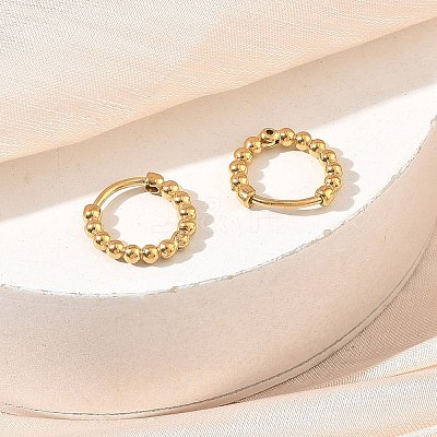 304 Stainless Steel Hoop Earrings SA-CBA46AF-25G-1