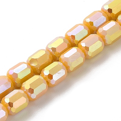 Electroplate Glass Beads Strands EGLA-D030-06D-1