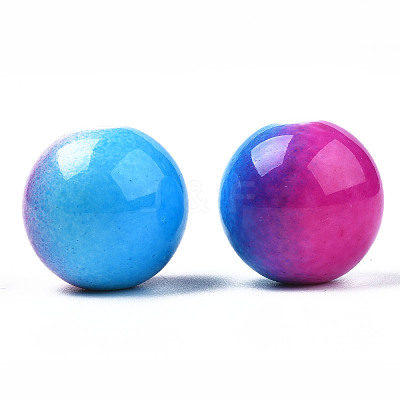 Spray Painted Acrylic Beads X-MACR-S275-040-1