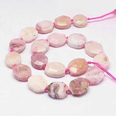 Natural Pink Opal Beads Strands G-P188-05-1