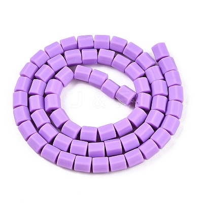 Handmade Polymer Clay Beads Strands CLAY-T021-02O-1