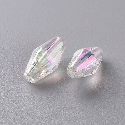 Transparent Acrylic Beads TACR-S156-009-1