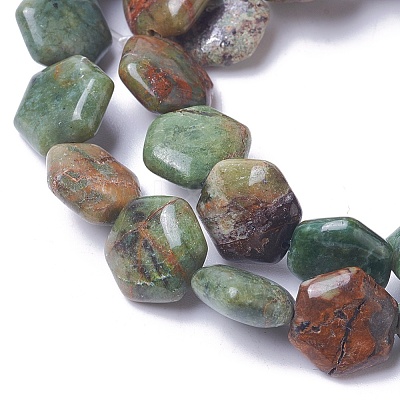 Natural Green Opal Beads Strands G-F607-02-1