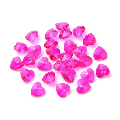 Romantic Valentines Ideas Glass Charms G030V14mm-37-1