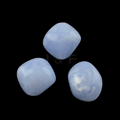 Bicone Imitation Gemstone Acrylic Beads OACR-R024-18-1