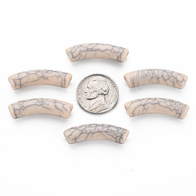 Opaque Crackle Acrylic Beads MACR-S372-002N-006-1
