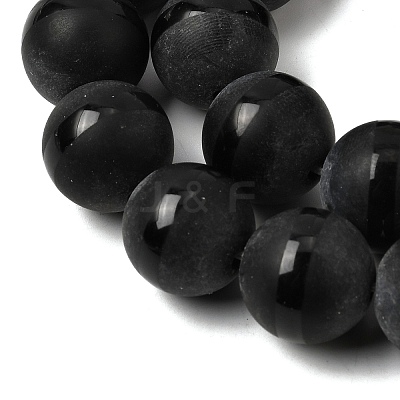 Tibetan Style dZi Beads Stands G-F450-16mm-1