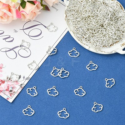 200Pcs Tibetan Style Alloy Charms FIND-YW0008-33-1