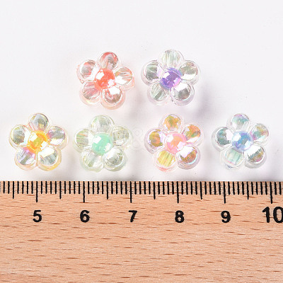 Transparent Acrylic Beads X-TACR-S152-06B-1