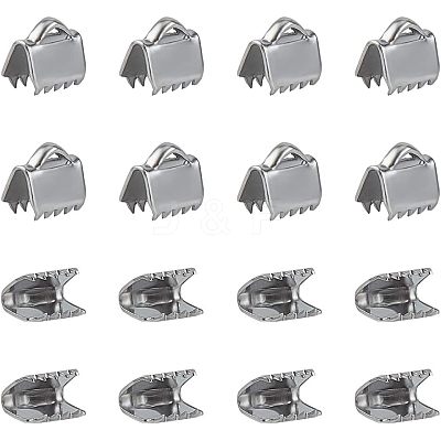 304 Stainless Steel Ribbon Crimp Ends STAS-UN0001-97A-1