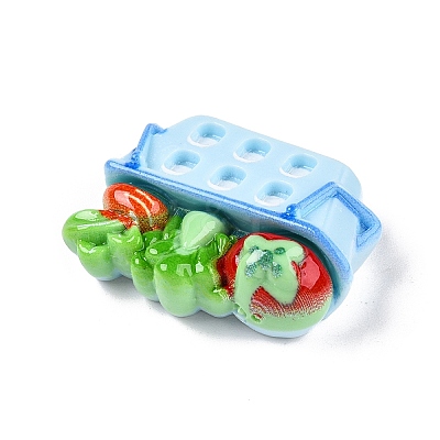 Supermarket Theme Opaque Resin Decoden Cabochons RESI-N039-115B-1