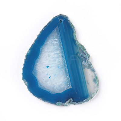 Natural Agate Pendants G-F646-02B-1