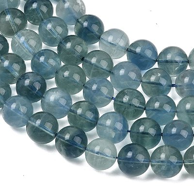 Natural Blue Fluorite Beads Strands GG-CBAF158-12mm-1