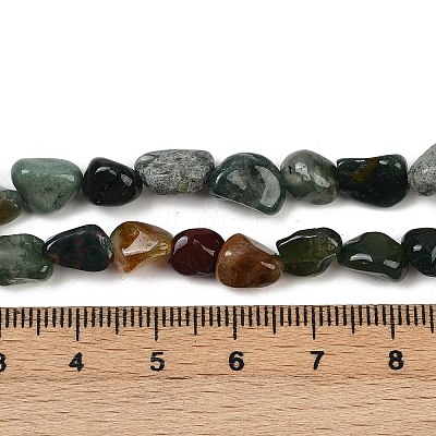 Natural Indian Agate Beads Strands G-Q060-D08-02-1