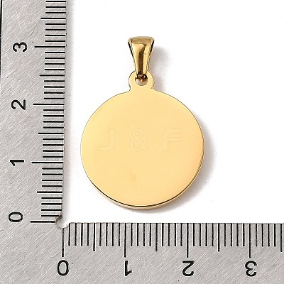 Hand Polished 304 Stainless Steel Pendants STAS-B094-01E-G-1