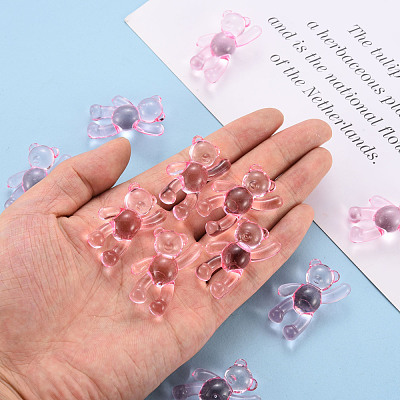 Transparent Acrylic Beads MACR-S373-01B-903-1