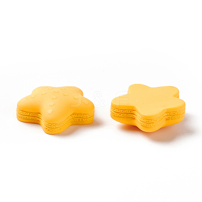 Opaque Resin Cabochons RESI-G036-F04-1