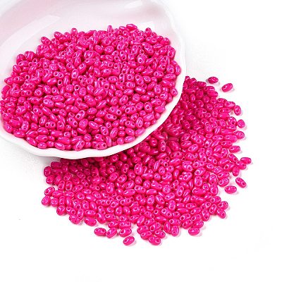 Baking Paint Glass Seed Beads SEED-T006-03R-1