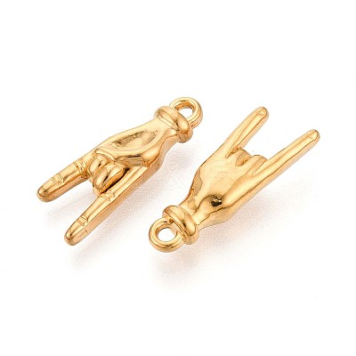 304 Stainless Steel Pendants X-STAS-T065-21A-G-1