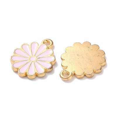 Alloy Enamel Pendants ENAM-O001-07H-G-1
