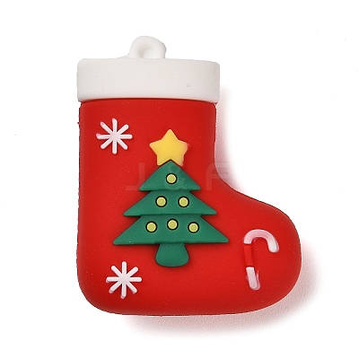 Christmas PVC Plastic Pendants KY-D018-01B-1