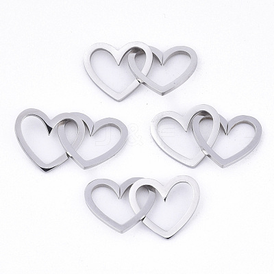 Tarnish Resistant 201 Stainless Steel Linking Rings STAS-N091-129-1