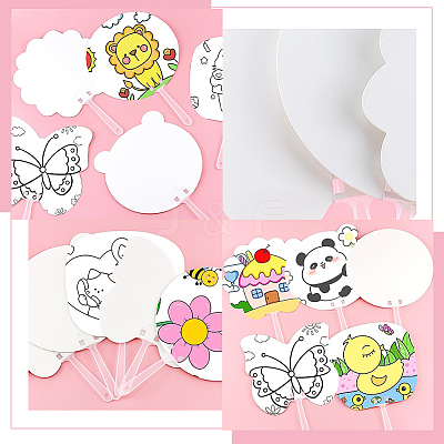 Paper Hand Held Fan FIND-WH20003-36B-1
