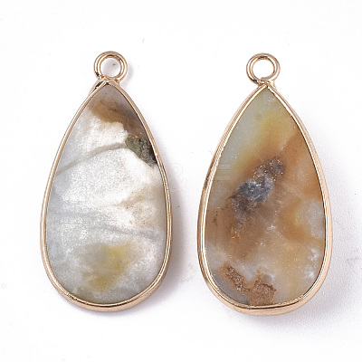 Natural Amazonite Pendants G-S344-51F-1