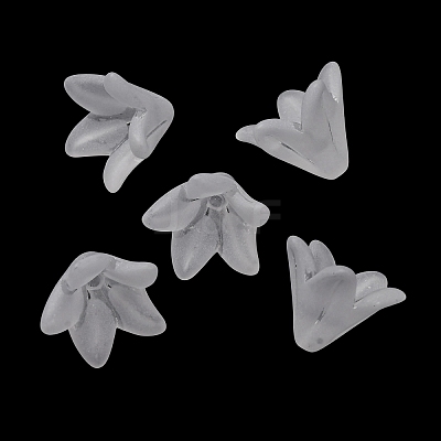 Frosted Acrylic Bead Caps AC-CBA1E6C-04-1