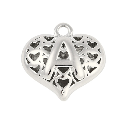 Hollow Brass Pendants for Valentine's Day KK-M289-03A-P-1