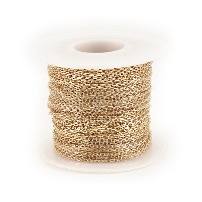 Brass Cable Chains CHC-S003-04G-1