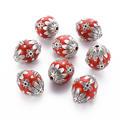 Handmade Indonesia Beads IPDL-E010-05G-1