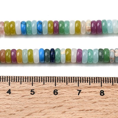 Natural & Synthetic Gemstone Beads Strands X-G-H333-02A-1