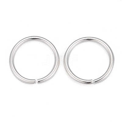 Rack Plating Brass Open Jump Rings KK-O139-18R-S-1